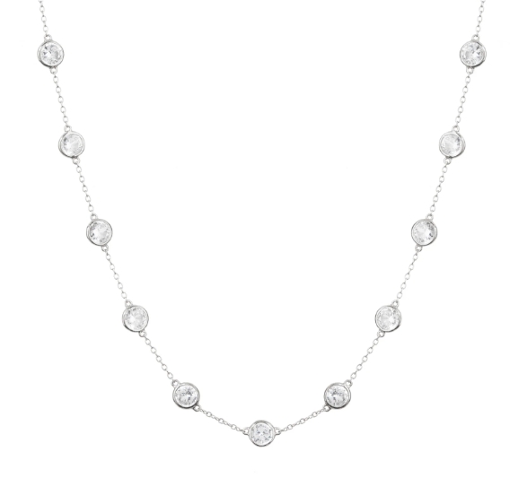White Lab-Grown Diamond Diamonds by the Yard — 8.50 ctw in 14K White Gold